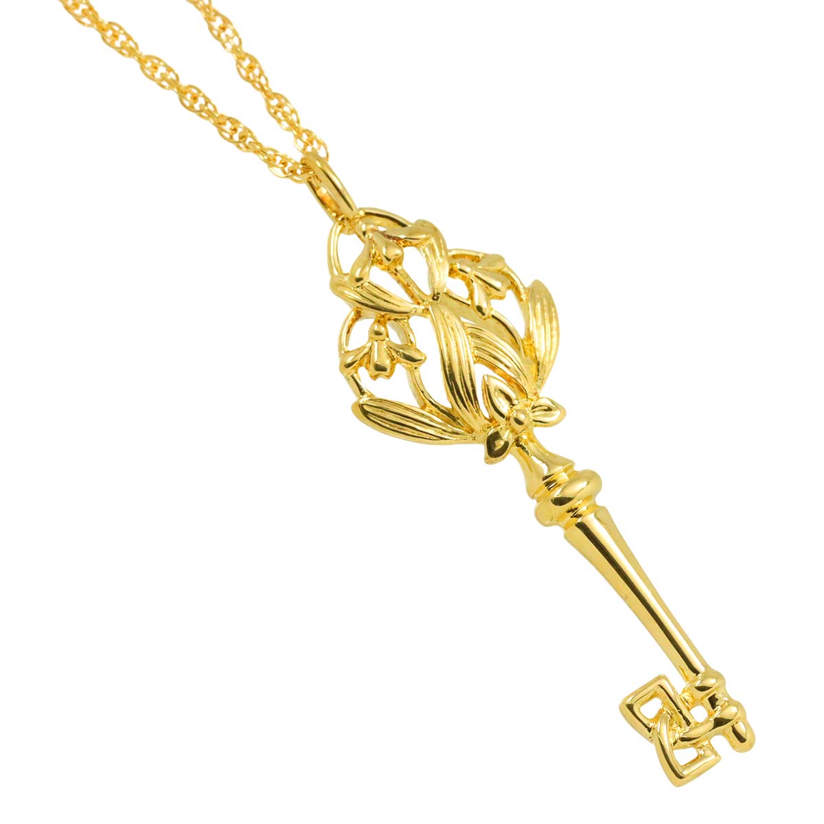 Key motif Necklace 18K Yellow Gold 750