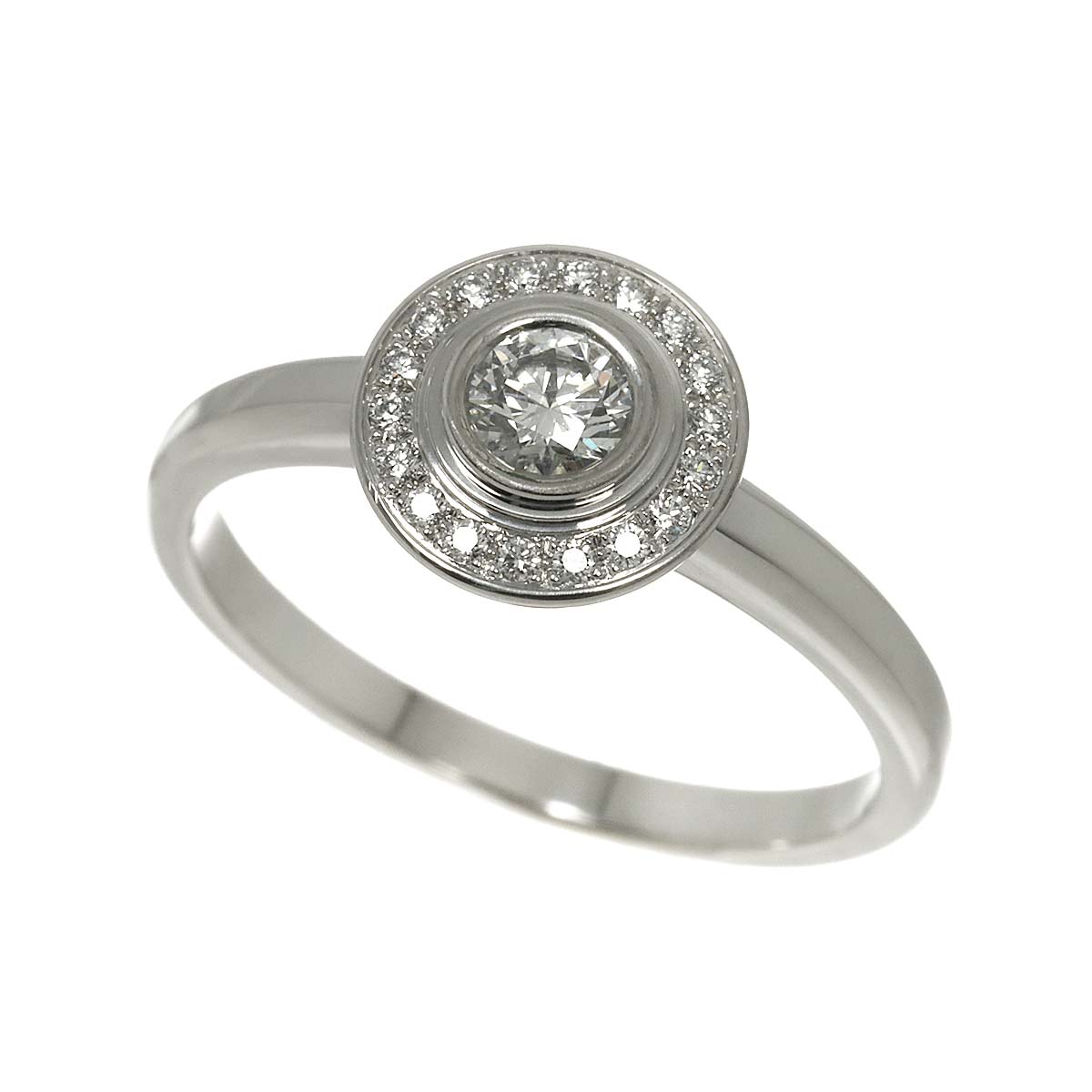 d Amour Diamond 0.18ct E/VS1/3EX Ring Pt Size51 5.5-5.75(US)