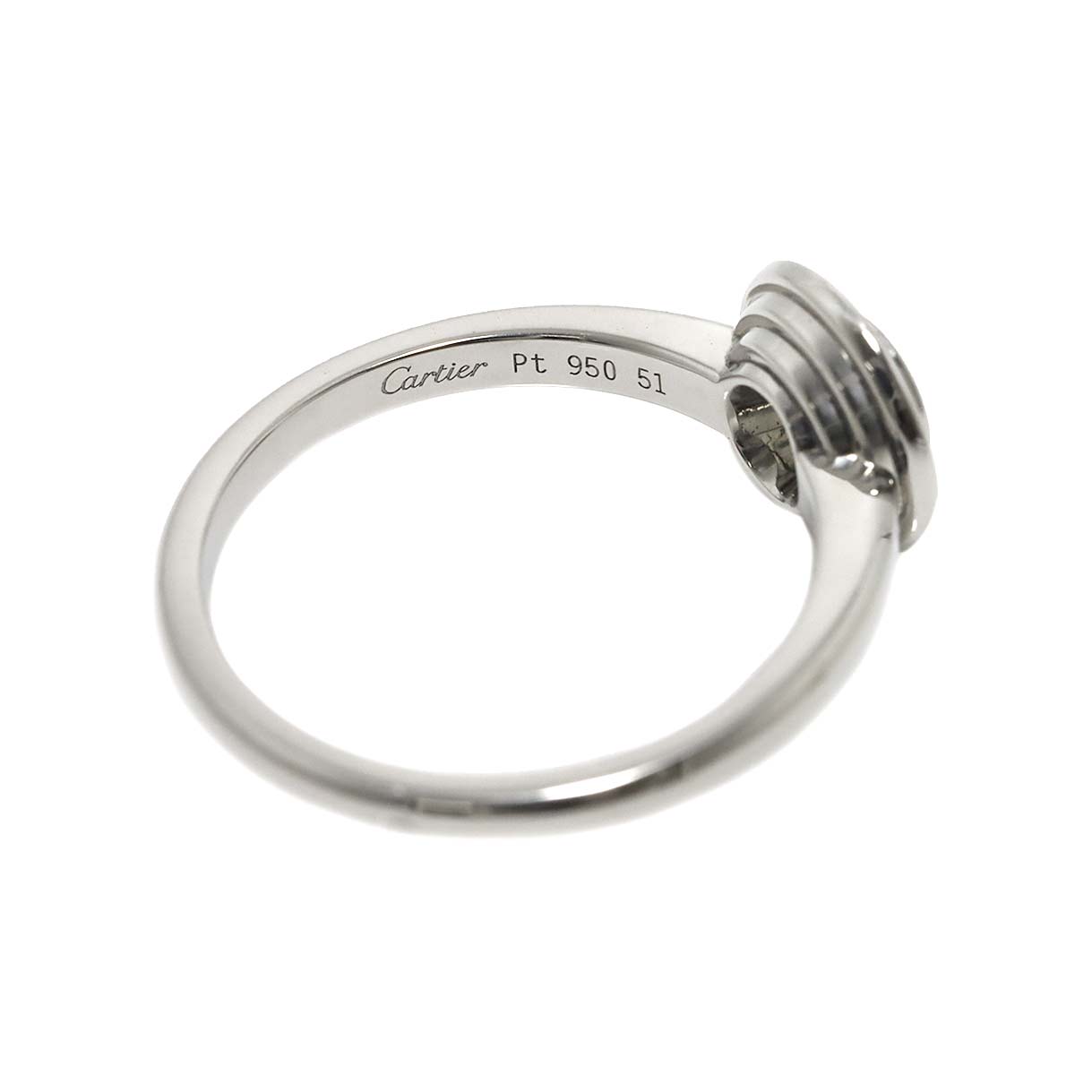 d Amour Diamond 0.18ct E/VS1/3EX Ring Pt Size51 5.5-5.75(US)