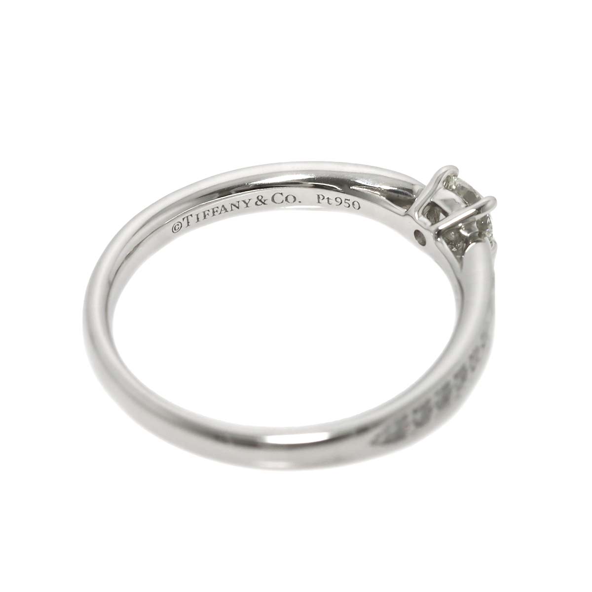 Harmony Diamond 0.19ct I/VS1/3EX Ring Pt Size5.25-5.5(US)