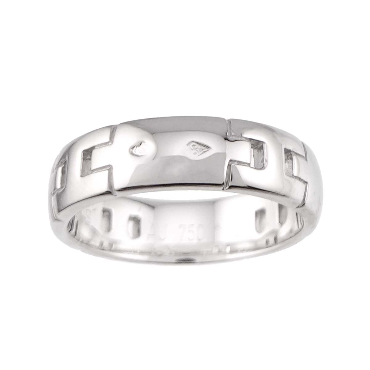Hercules Ring 18K White Gold 750 Size51 5.5-5.75(US)