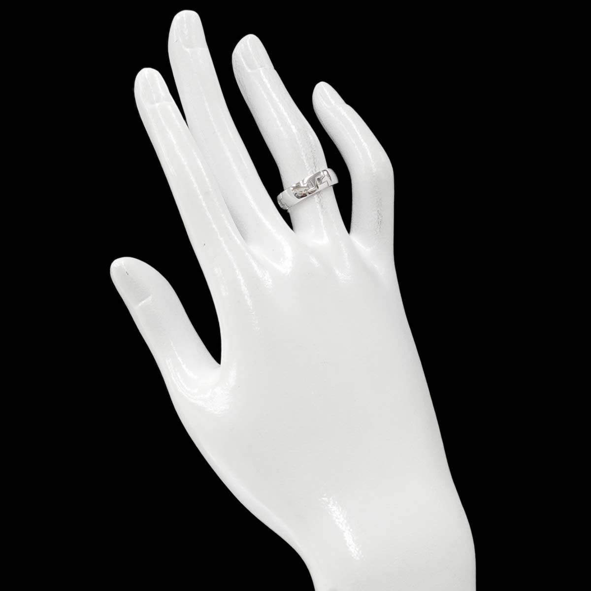 Hercules Ring 18K White Gold 750 Size51 5.5-5.75(US)