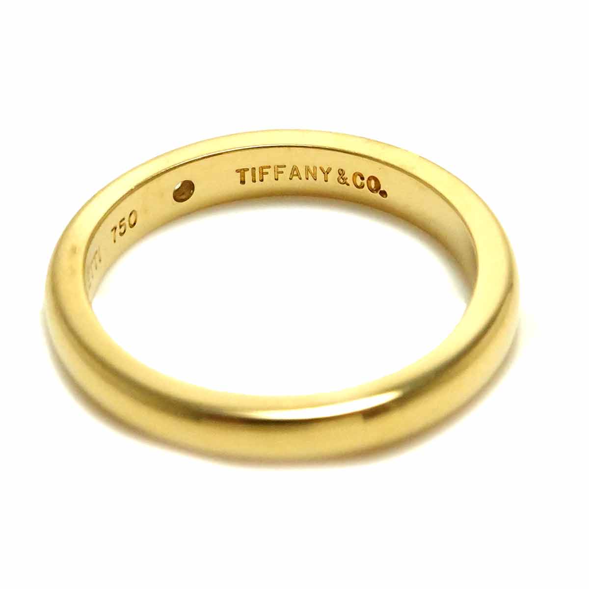 Stacking Diamond 1P Ring 18K Yellow Gold 750 Size3.75-4(US)