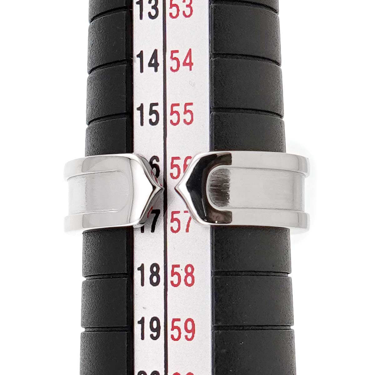 C2 2C Ring 18K White Gold 750 size57 7.5(US)