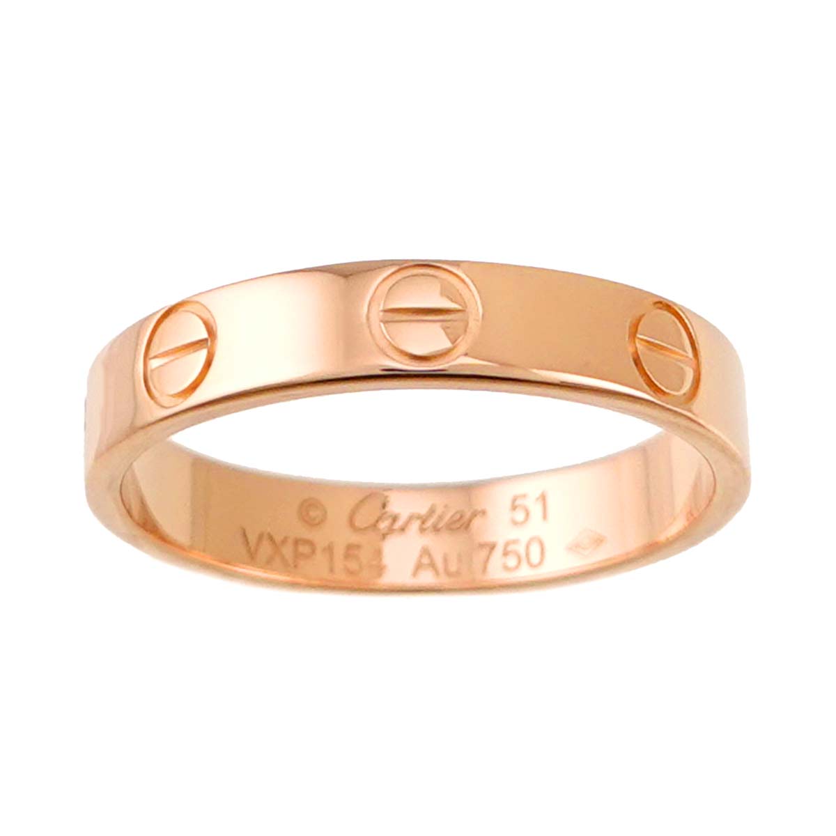 Mini Love Ring 18K Pink Gold 750 size51 5.25-5(US)