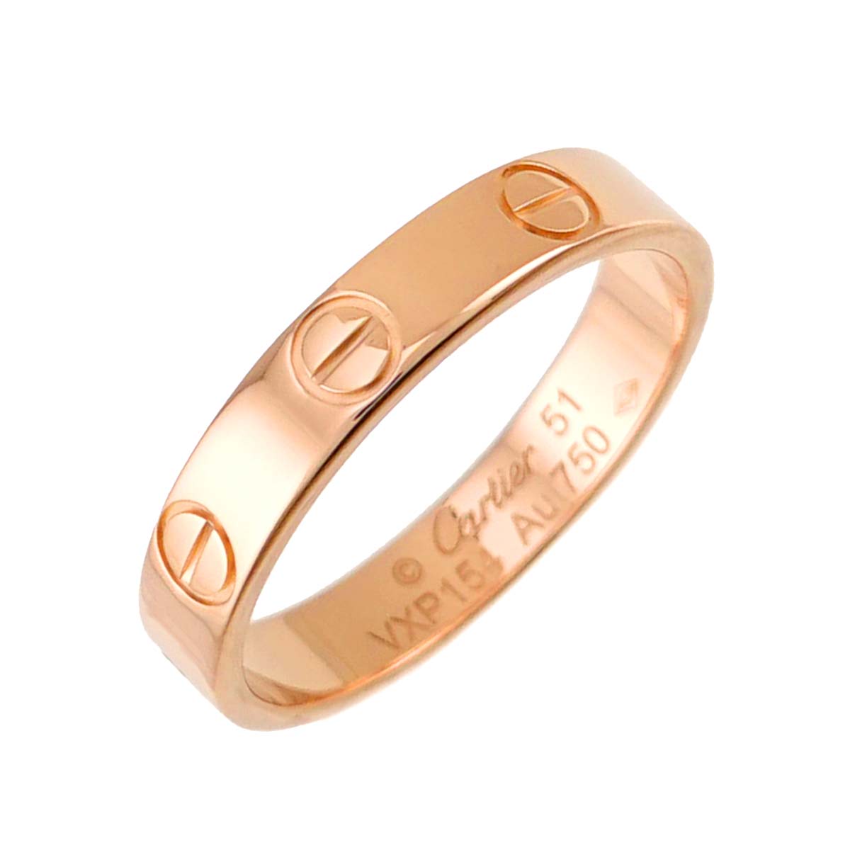 Mini Love Ring 18K Pink Gold 750 size51 5.25-5(US)