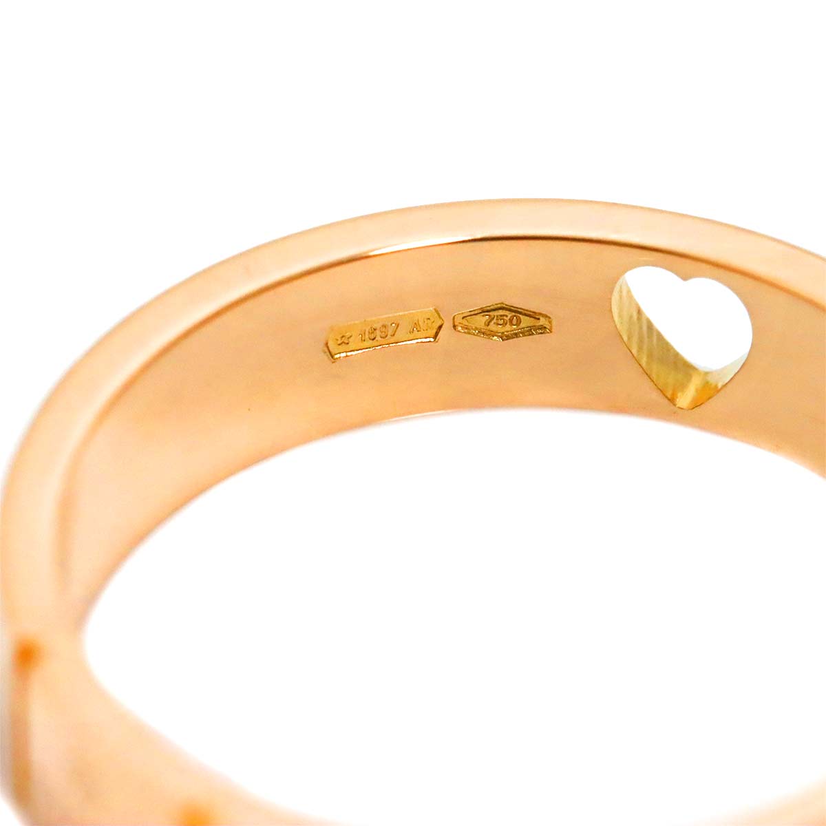 Icon Heart Ring 18K PG 750 Size10 5-5.25(US)