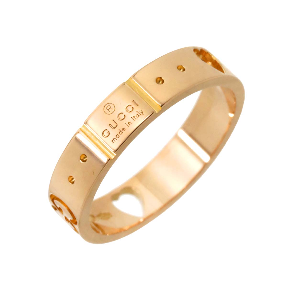 Icon Heart Ring 18K PG 750 Size10 5-5.25(US)