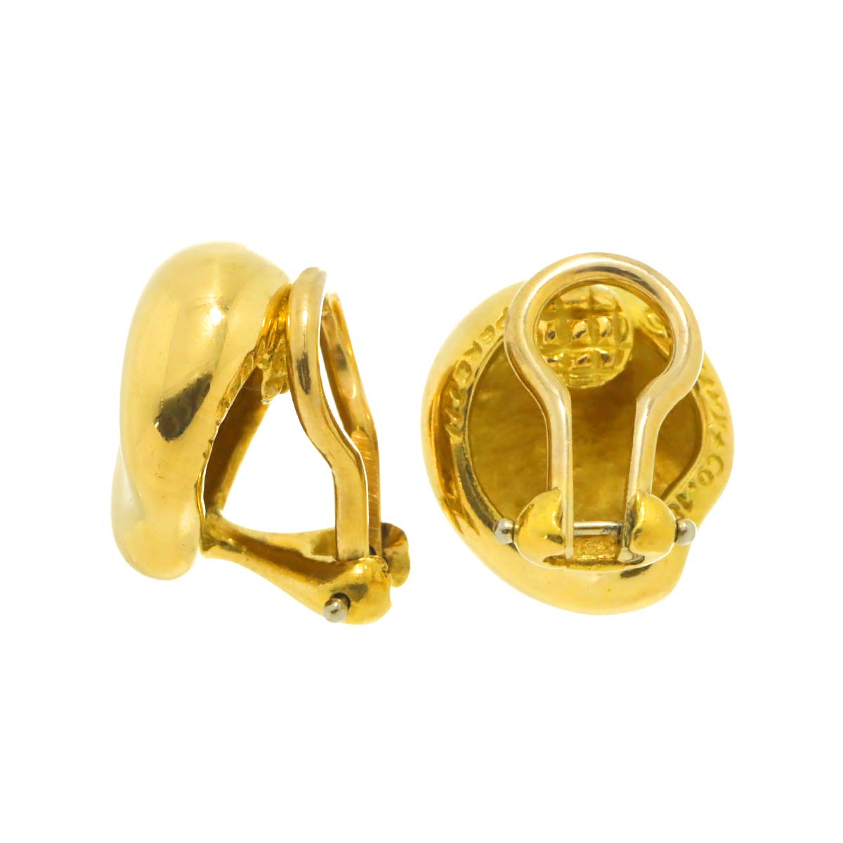 Earrings Clip on 18K Yellow Gold 750
