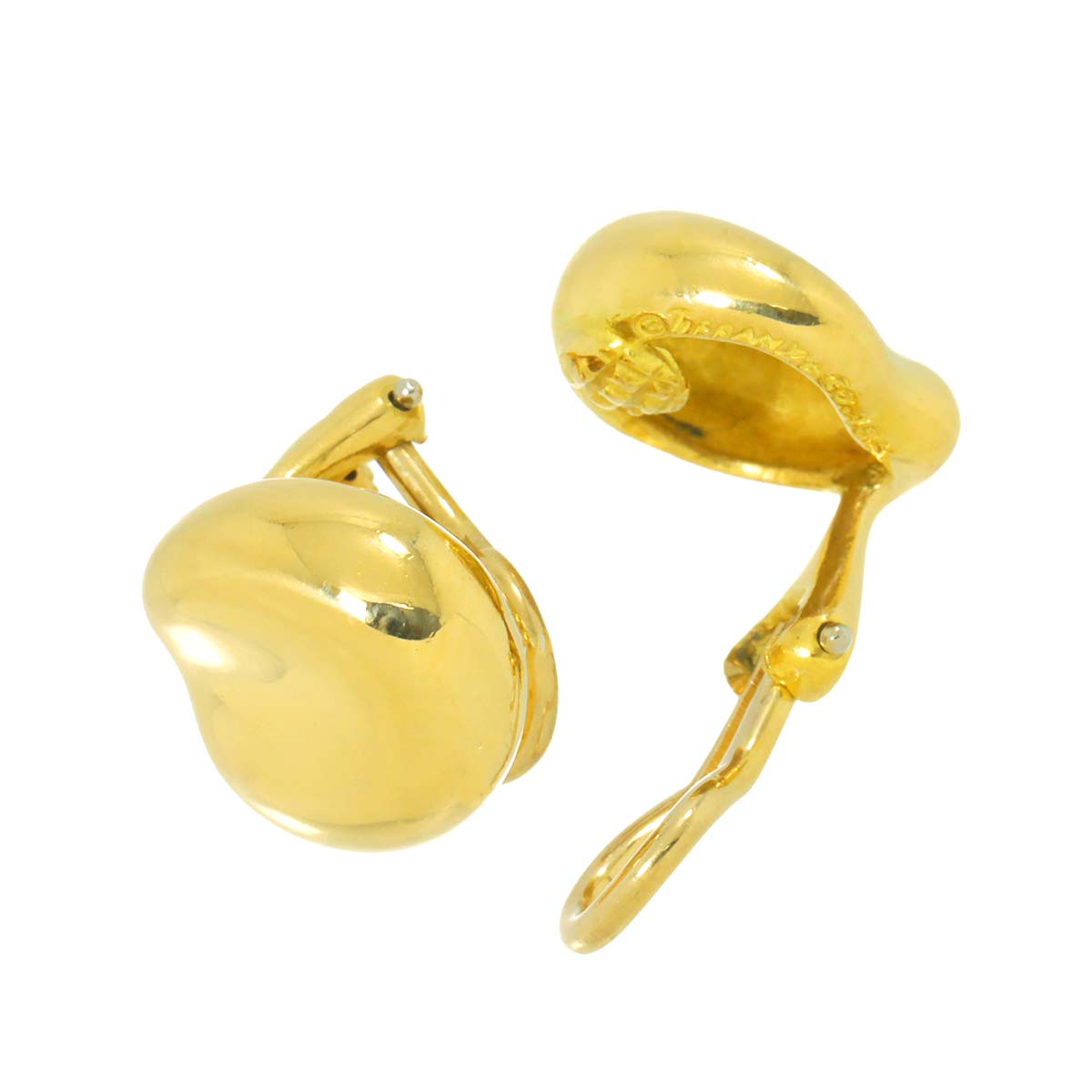 Earrings Clip on 18K Yellow Gold 750