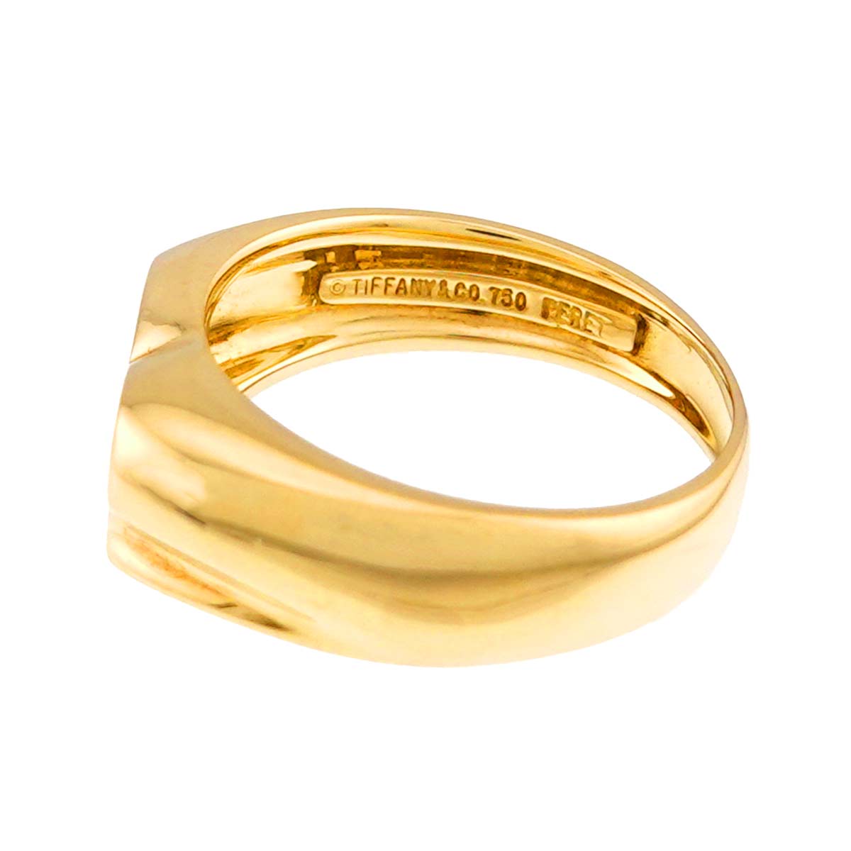 Full Heart Ring 18K YG 750 Size4.5(US)