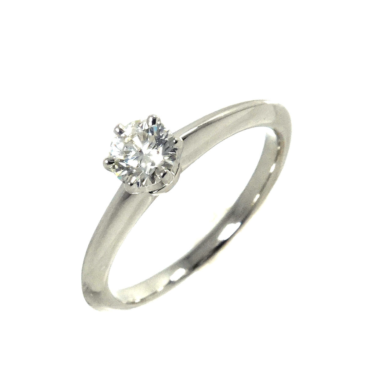 Diamond 0.32ct H/VVS1 Ring Platinum Size4.5(US)