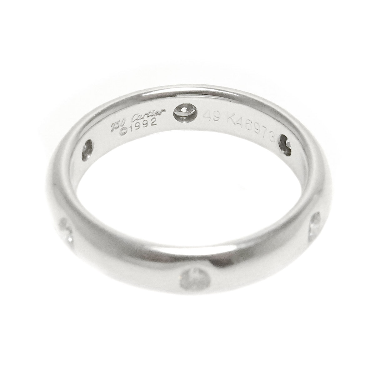 Stella Ring Diamond 6P 18K White Gold 750 size49 4.75-5(US)