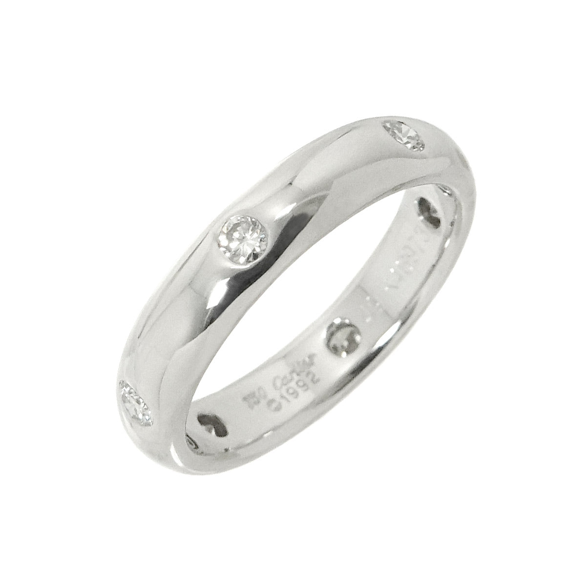 Stella Ring Diamond 6P 18K White Gold 750 size49 4.75-5(US)