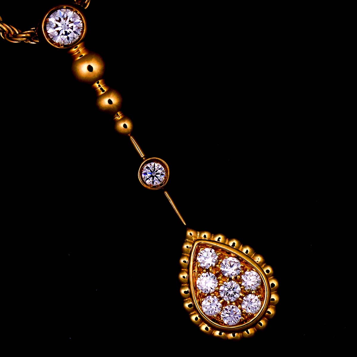 SERPENT BOHEME Diamond Necklace 18K YG 750