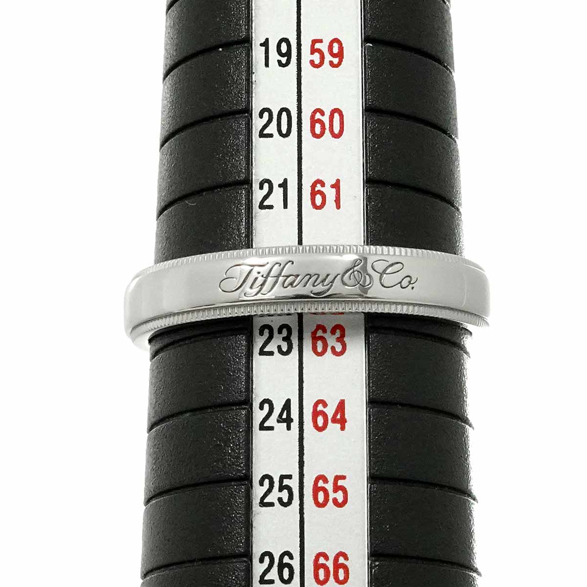 Nots Milgrain Ring Pt Platinum Size9.75-10(US)