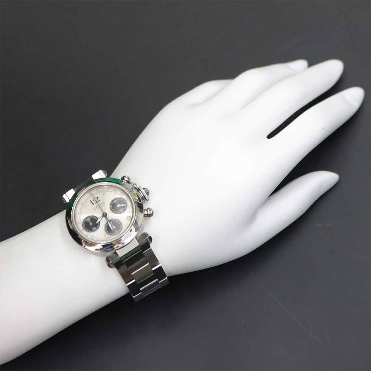 Pasha C Chronograph W31048M7 Automatic Silver Dial Boys Watch