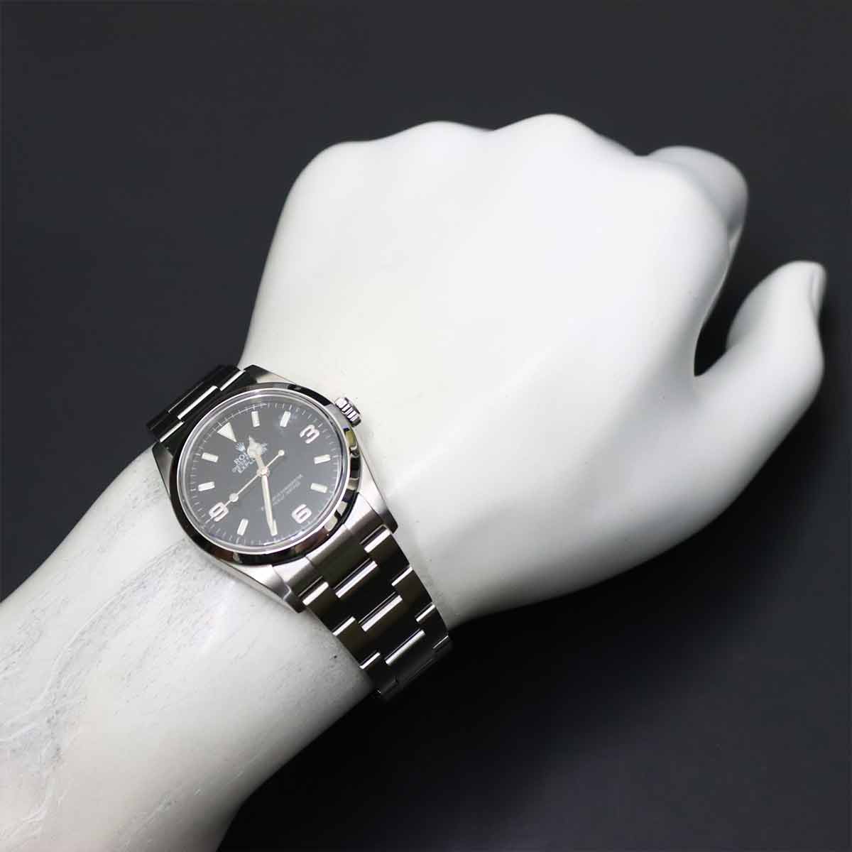 Explorer 1 114270 Serial F Automatic Black Dial Mens Watch