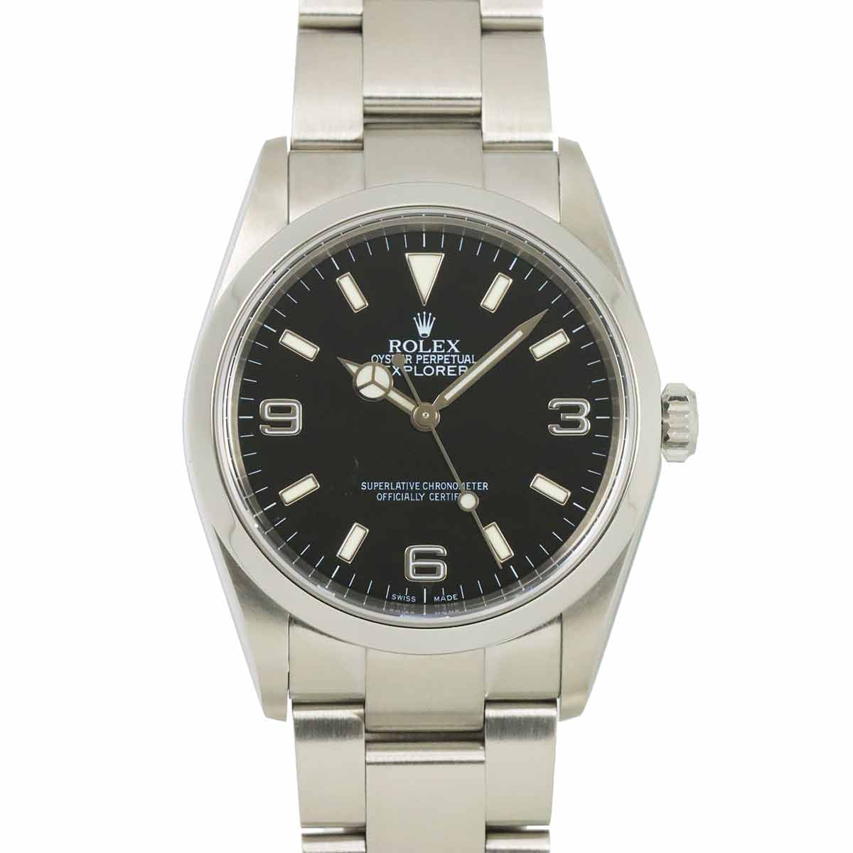 Explorer 1 114270 Serial F Automatic Black Dial Mens Watch