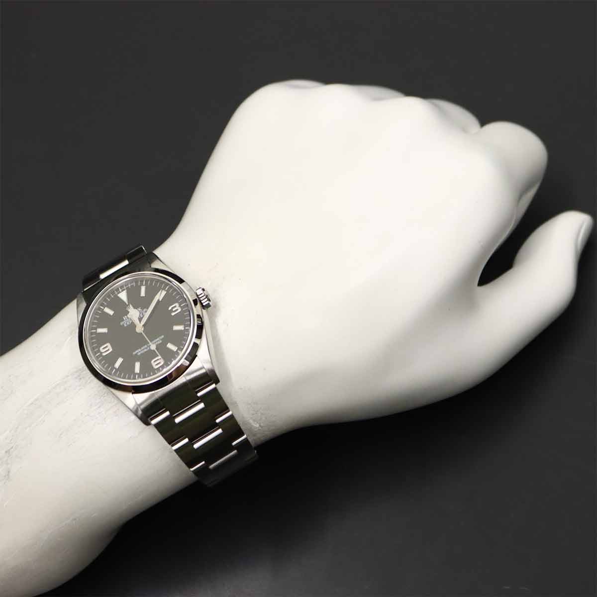 Explorer 1 14270 Serial U Automatic Black Dial Mens Watch