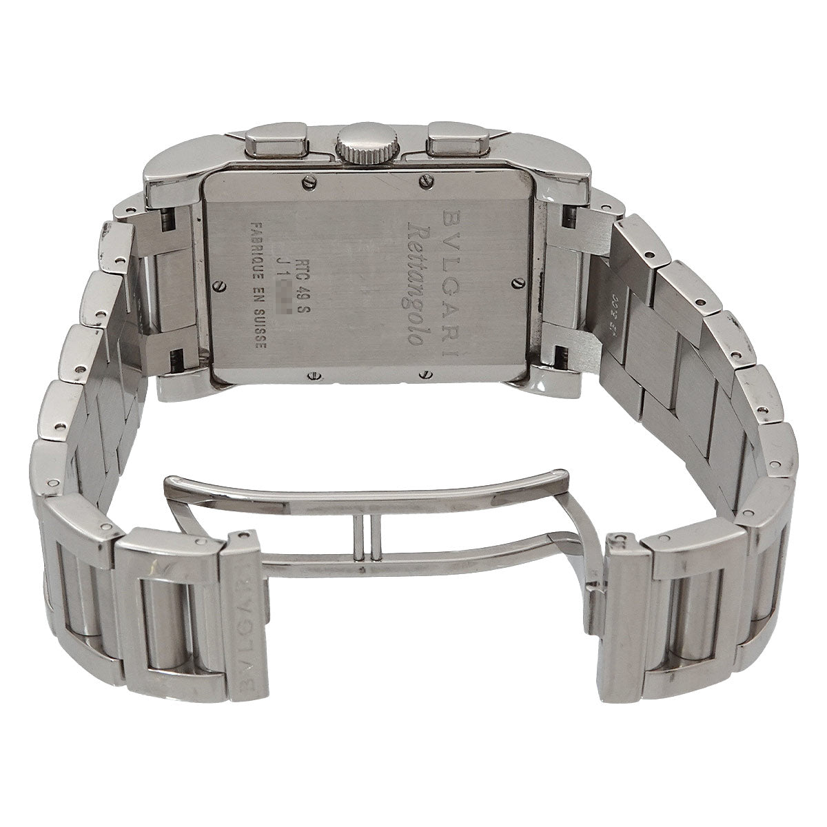 Rettangolo Chronograph RTC49S Date Quartz White Dial Mens