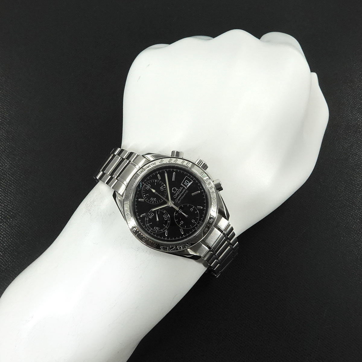 Speedmaster Date 3513.50 Chronograph Automatic Black Dial Mens