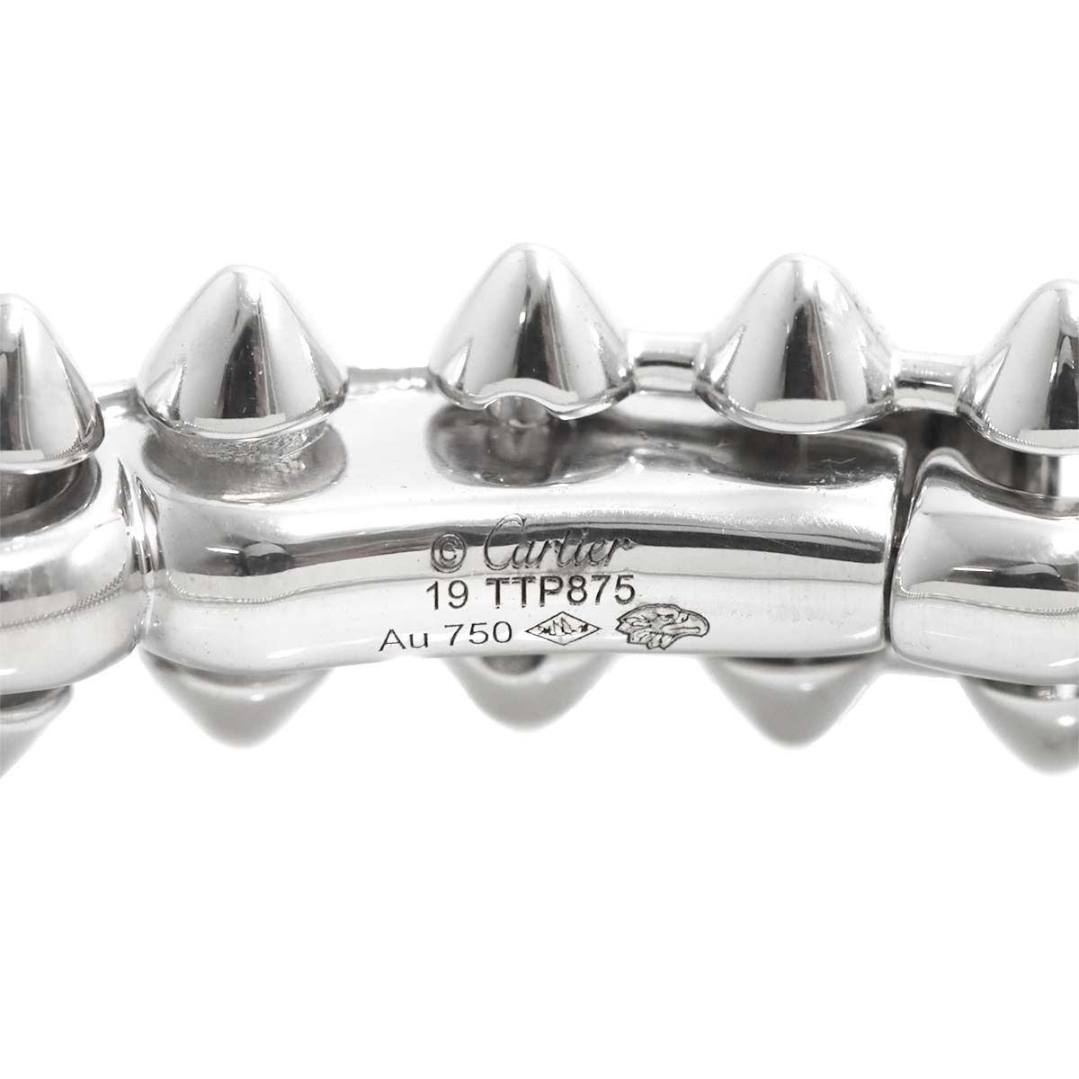 CLASH DE CARTIER Bracelet MM Bangle 18K WG 750 Size19