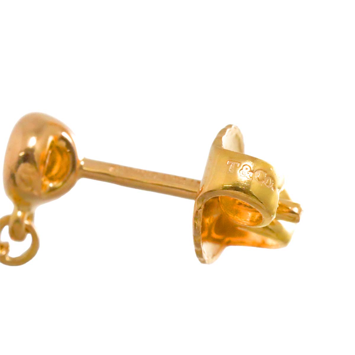 By The Yard Diamond Earrings Pierced 18K PG 750