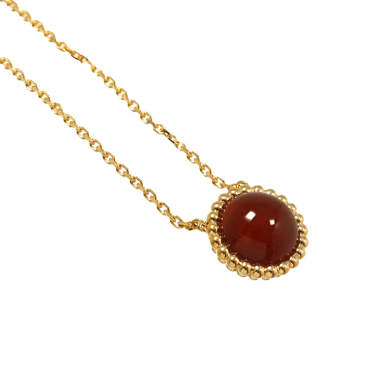 Perlee Carnelian Necklace 18K PG 750