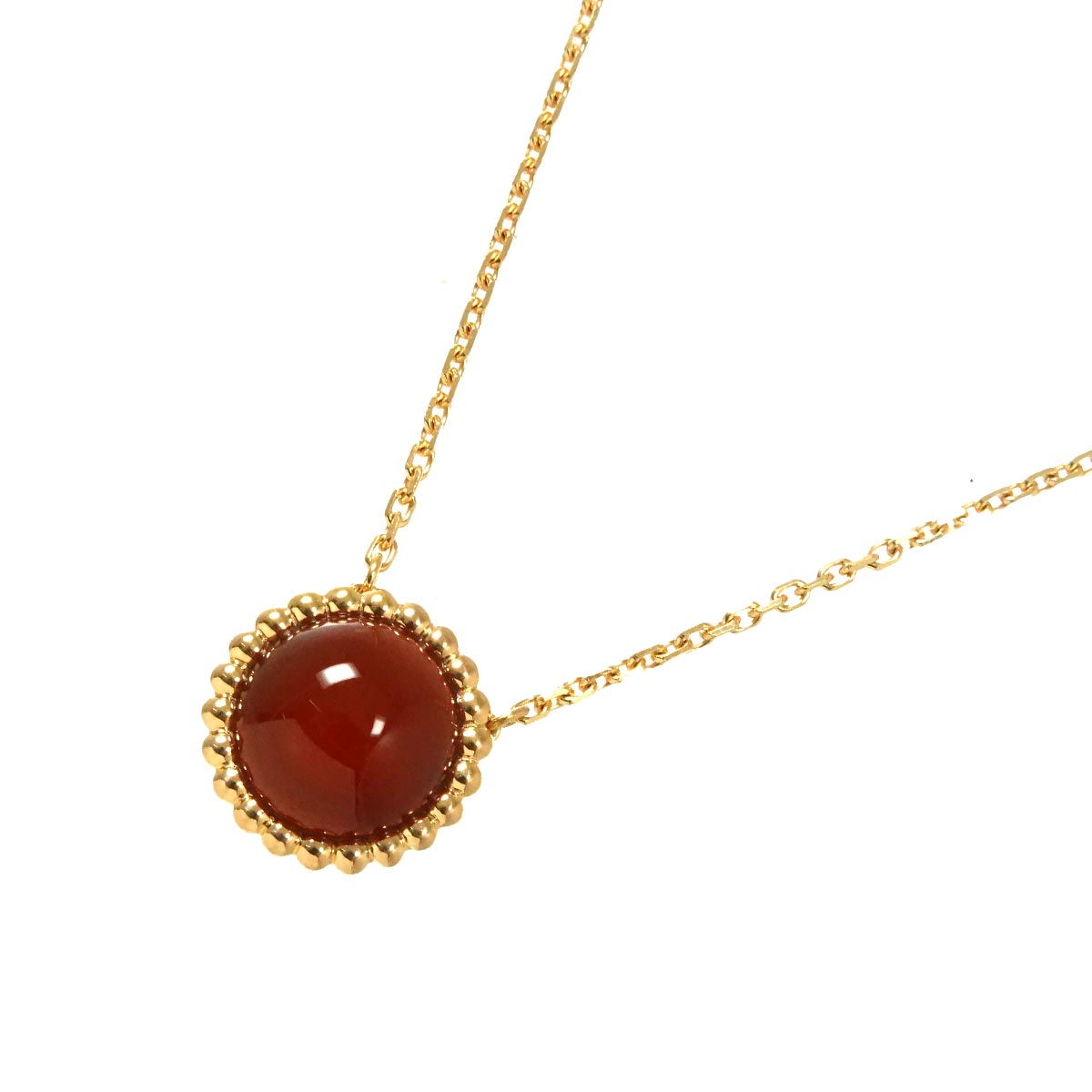 Perlee Carnelian Necklace 18K PG 750
