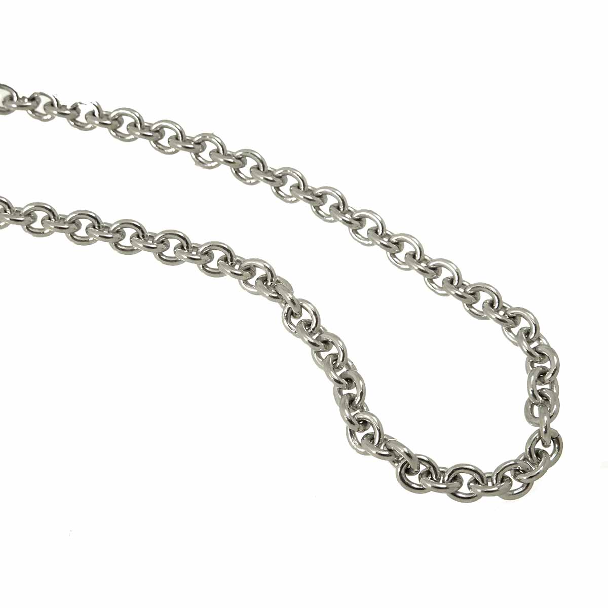 Chain Necklace 18K White Gold 750