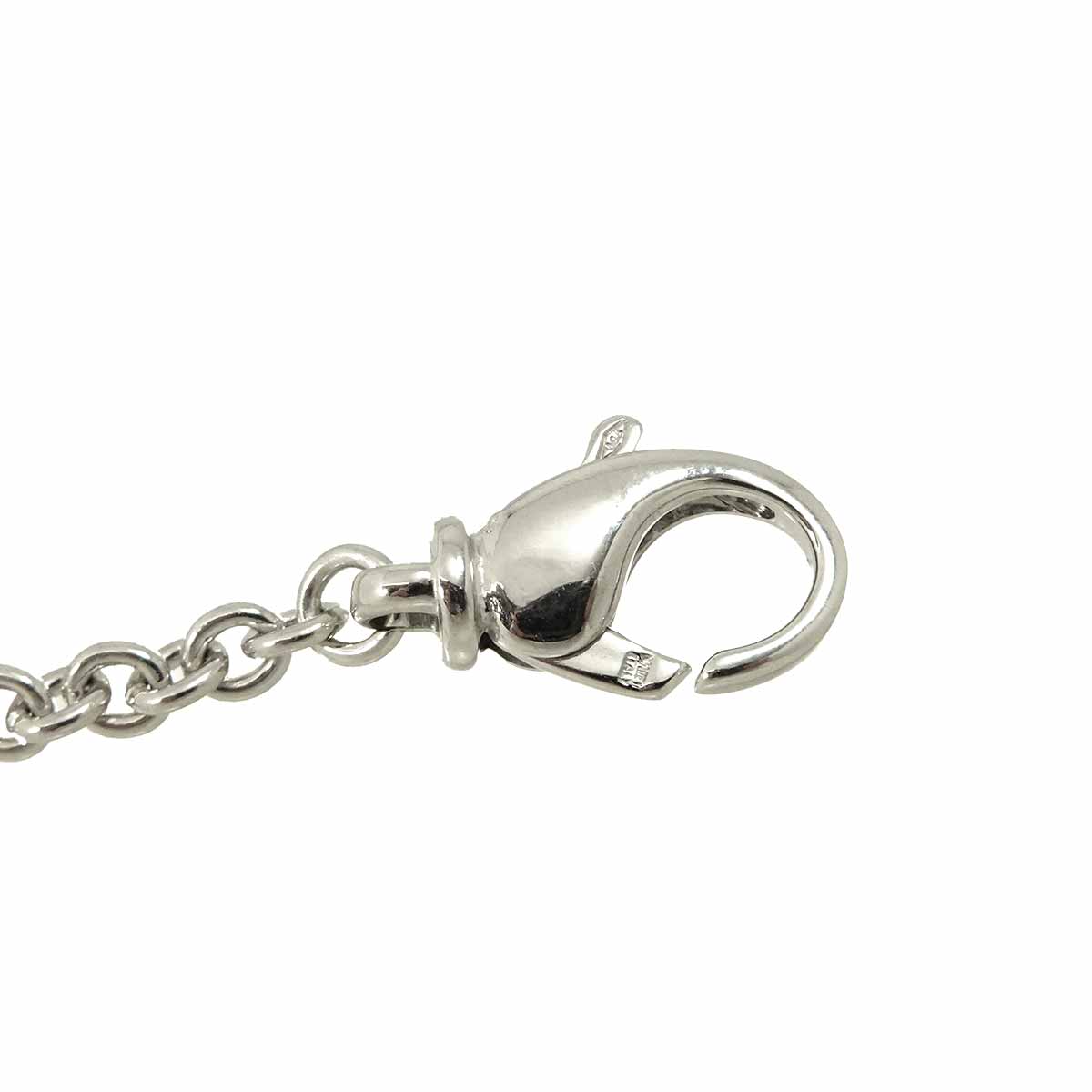 Chain Necklace 18K White Gold 750