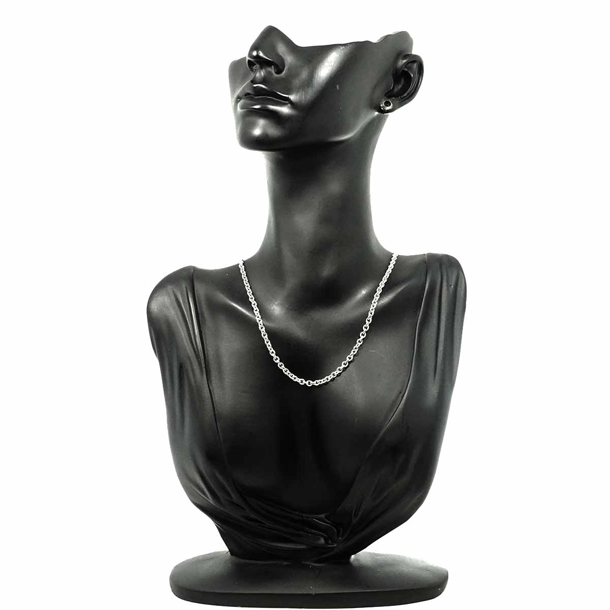 Chain Necklace 18K White Gold 750