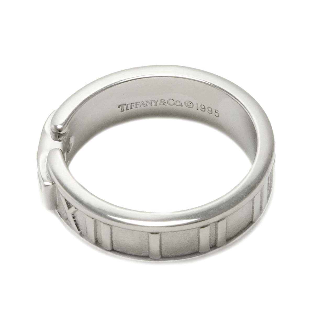 Atlas Diamond Ring 18K White Gold 750 size6-6.25(US)