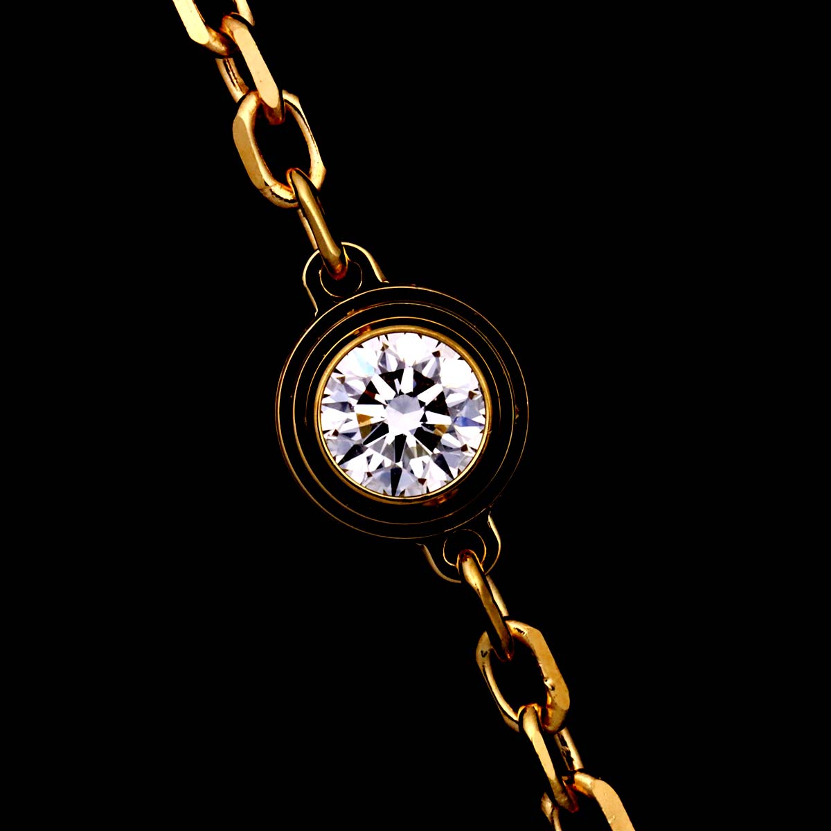 d Amour Diamond Bracelet SM 18K Yellow Gold 750