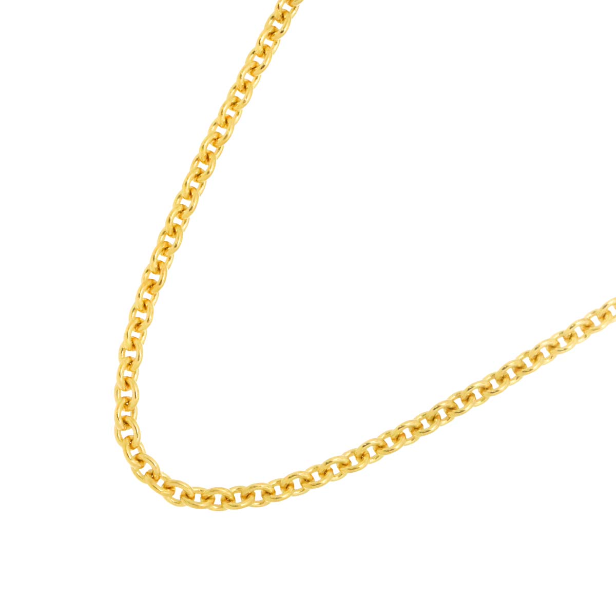 Chain Necklace 18K YG Yellow Gold 750