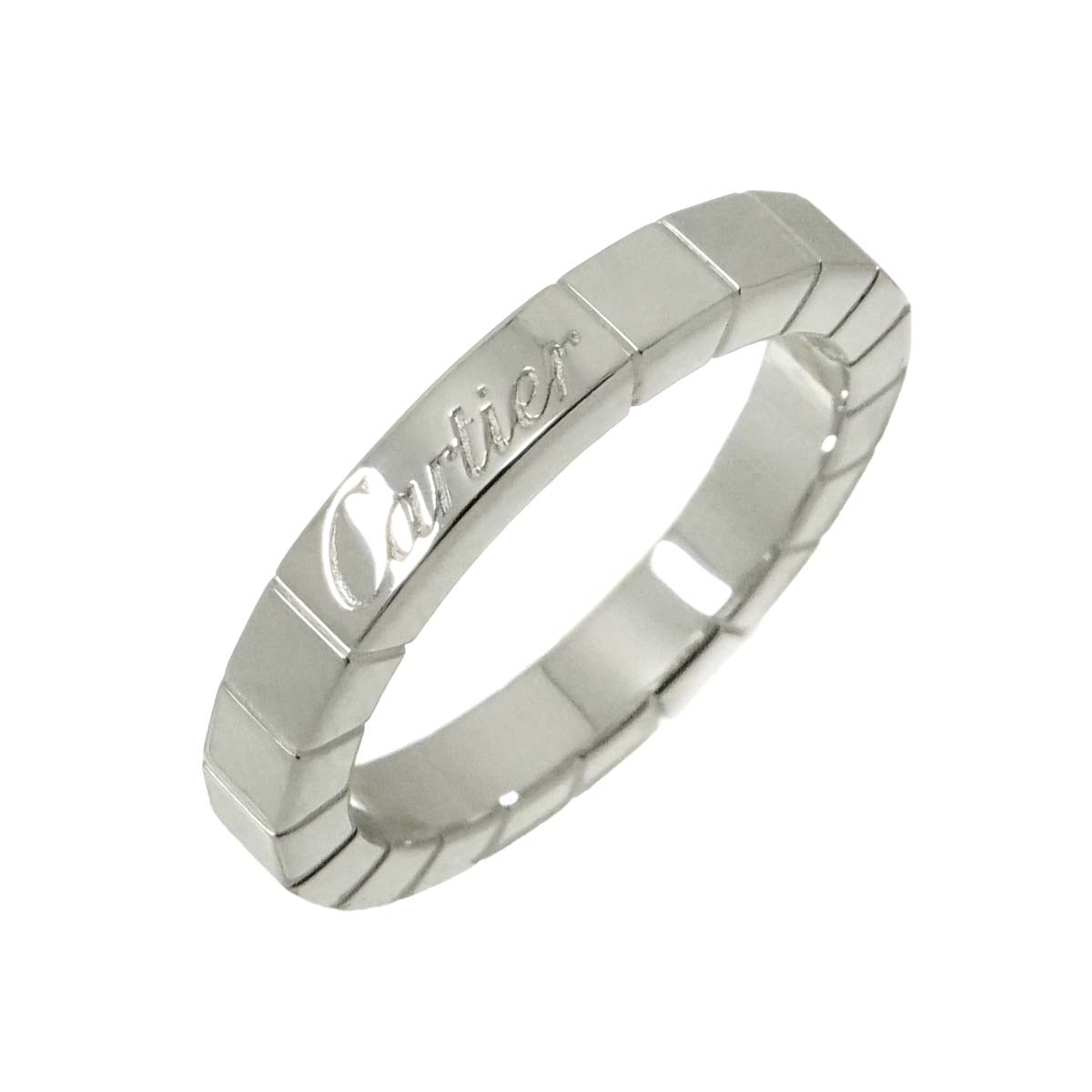 Laniere Ring 18K White Gold 750 Size49 4.75-5(US)