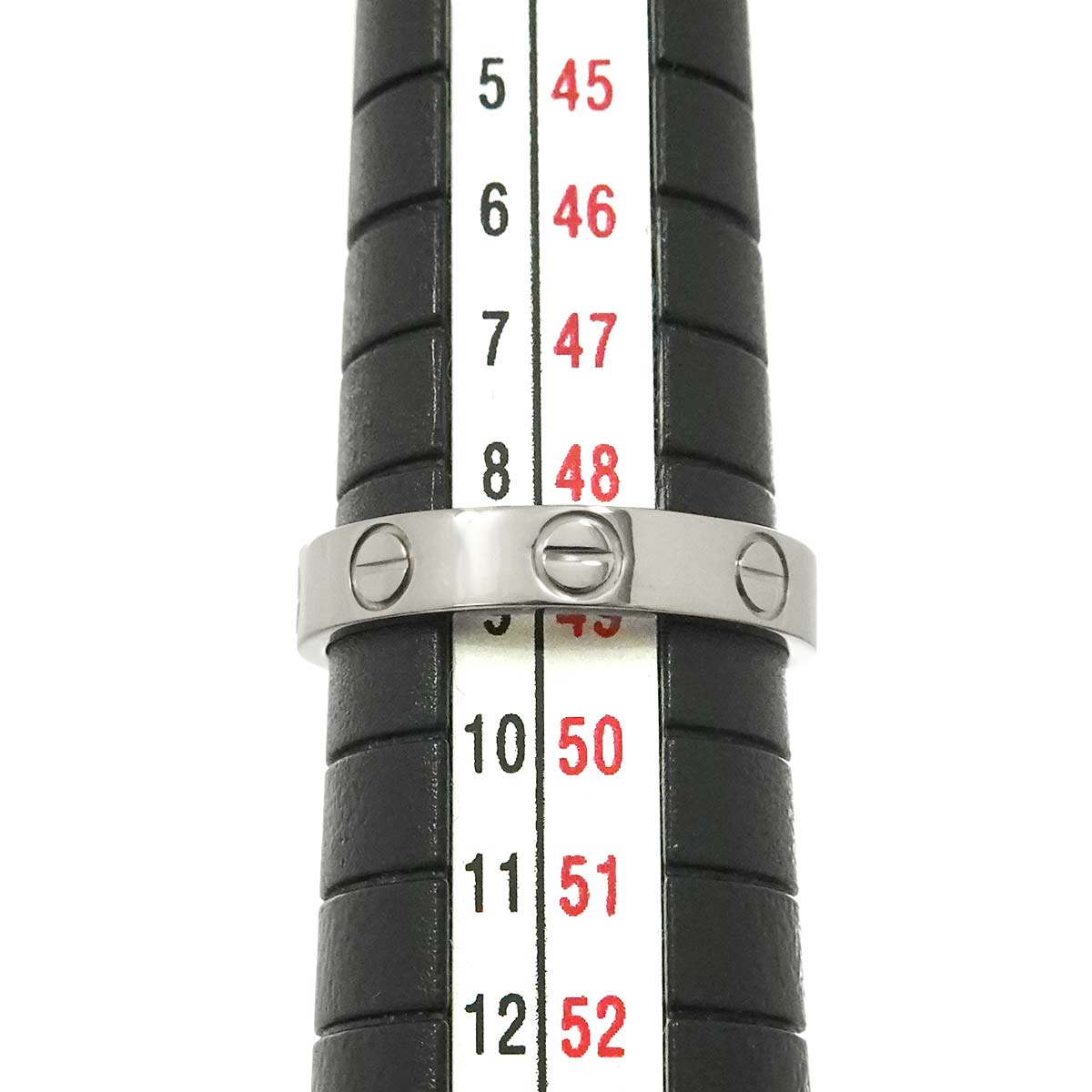 Mini Love Ring 18K White Gold 750 size49 4.75-5(US)