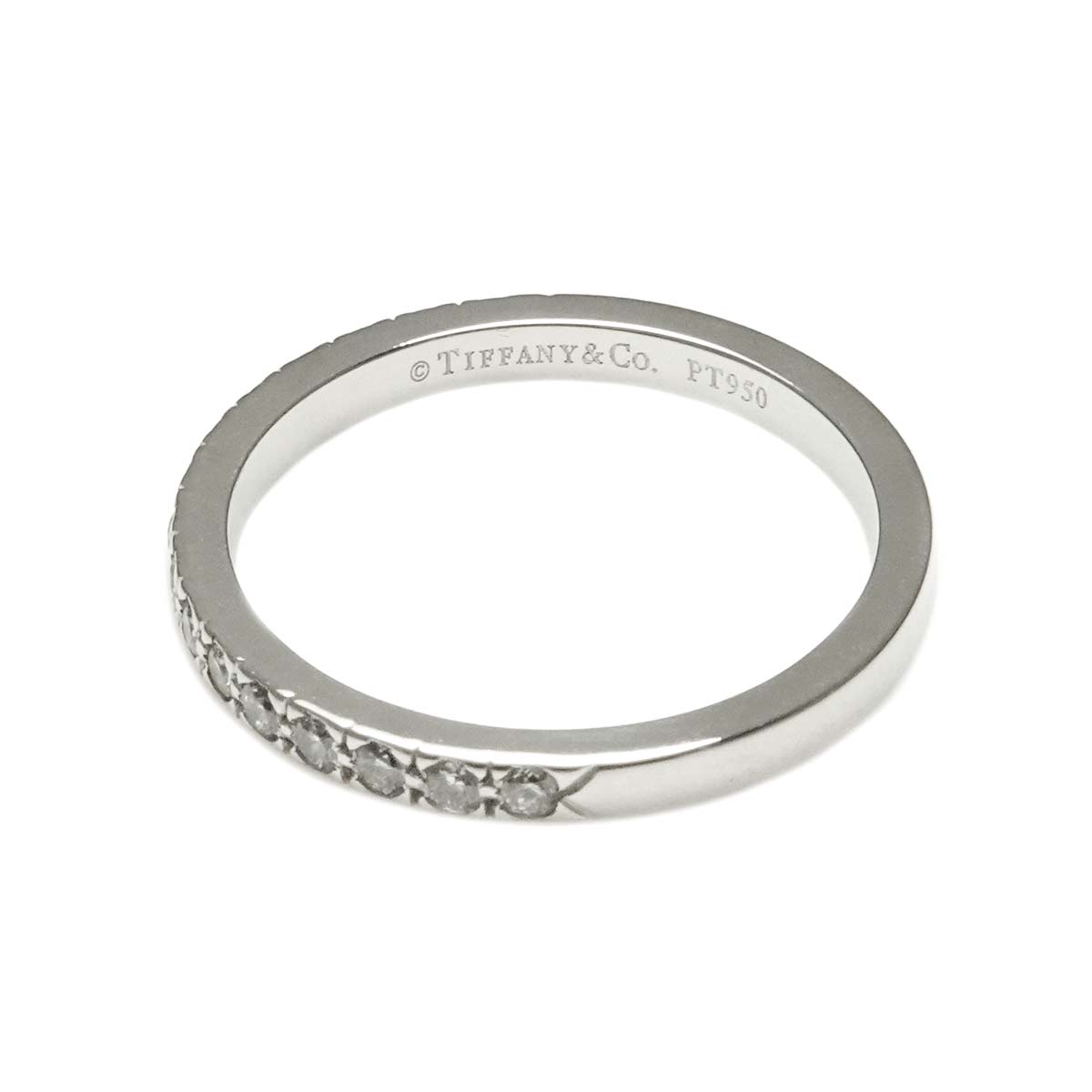 Novo Half Diamond Ring Pt 4.75-5(US)