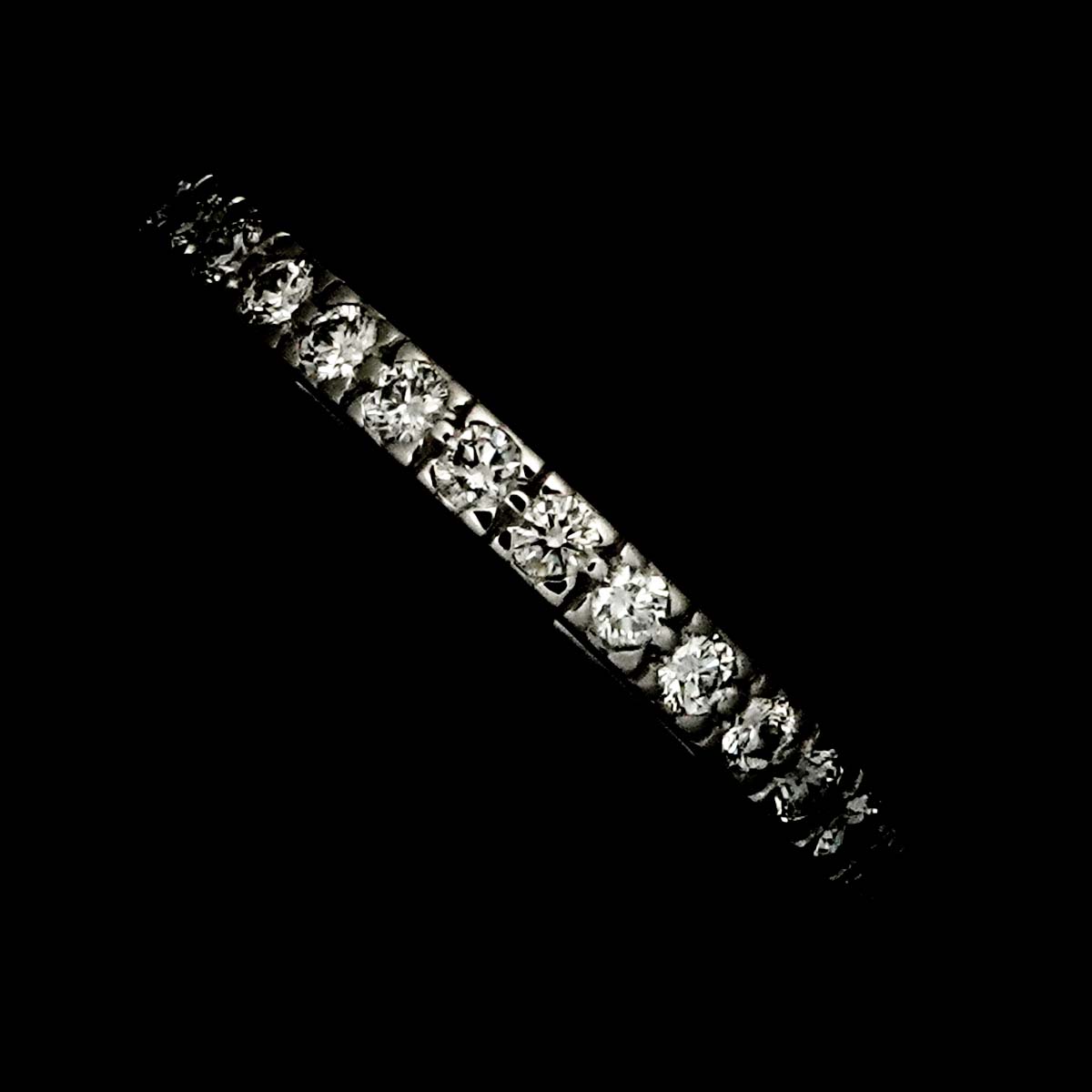 Novo Half Diamond Ring Pt 4.75-5(US)