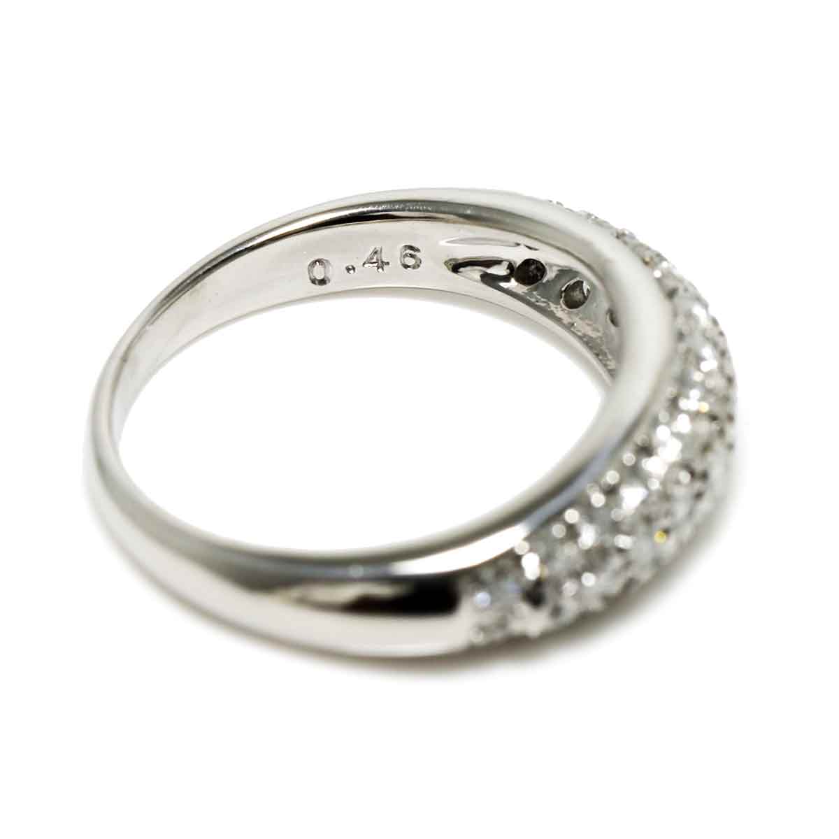 Diamond 0.46ct Ring Platinum size4.75-5(US)