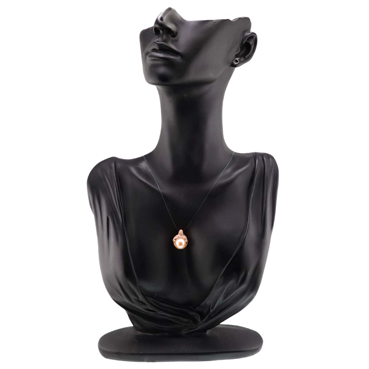 South Sea pearl 10.5mm Diamond Pendant Top 18K PG 750