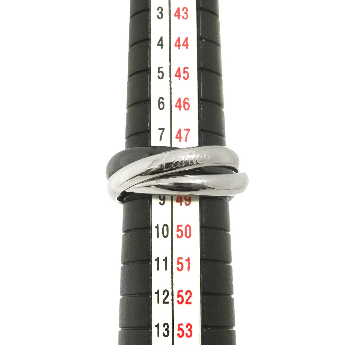 Trinity Ceramic Ring K18 White Gold 750 size48 4.5(US)