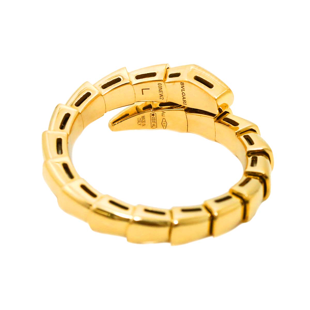 Serpenti Viper Ring 18K YG 750 SizeL 7.25(US)