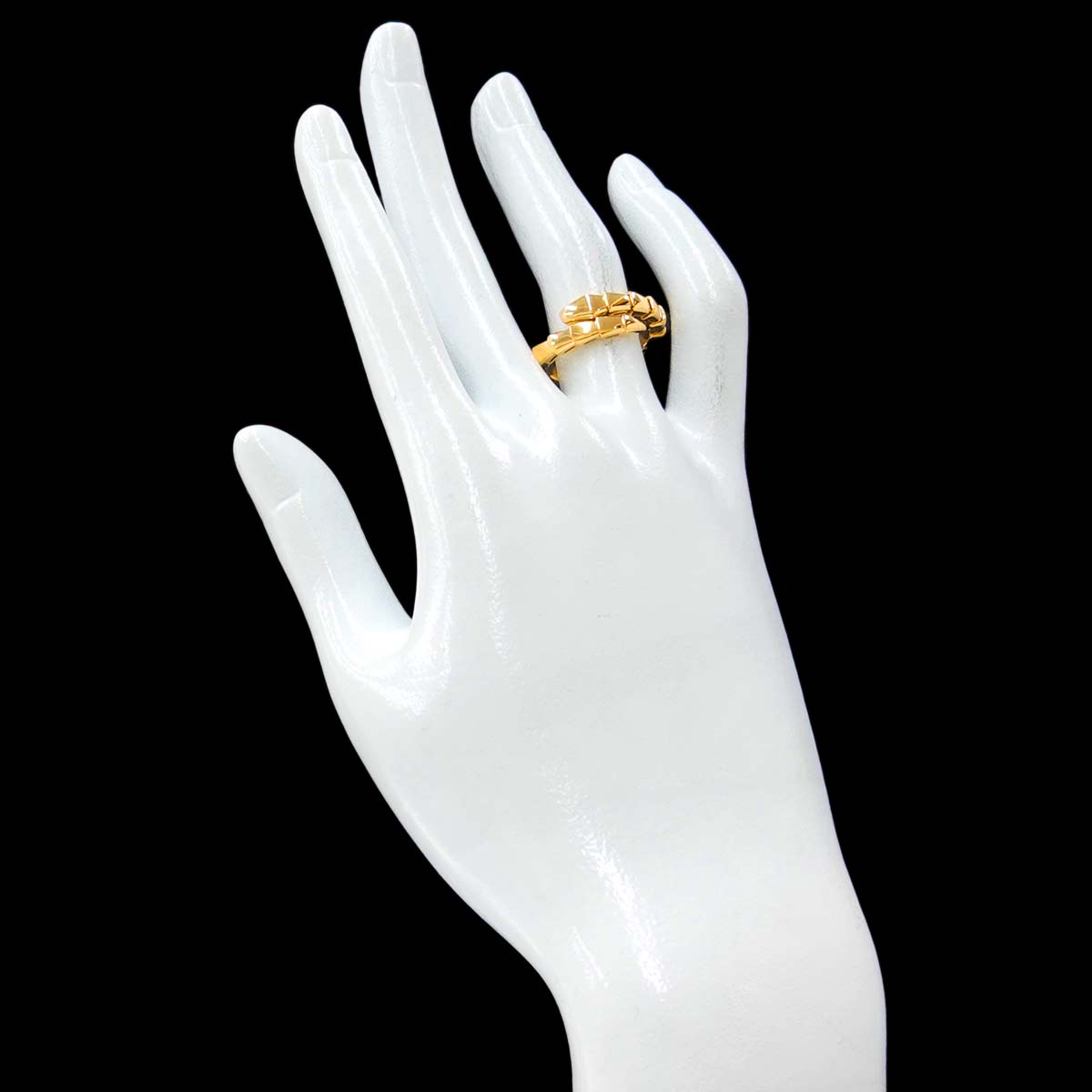 Serpenti Viper Ring 18K YG 750 SizeL 7.25(US)
