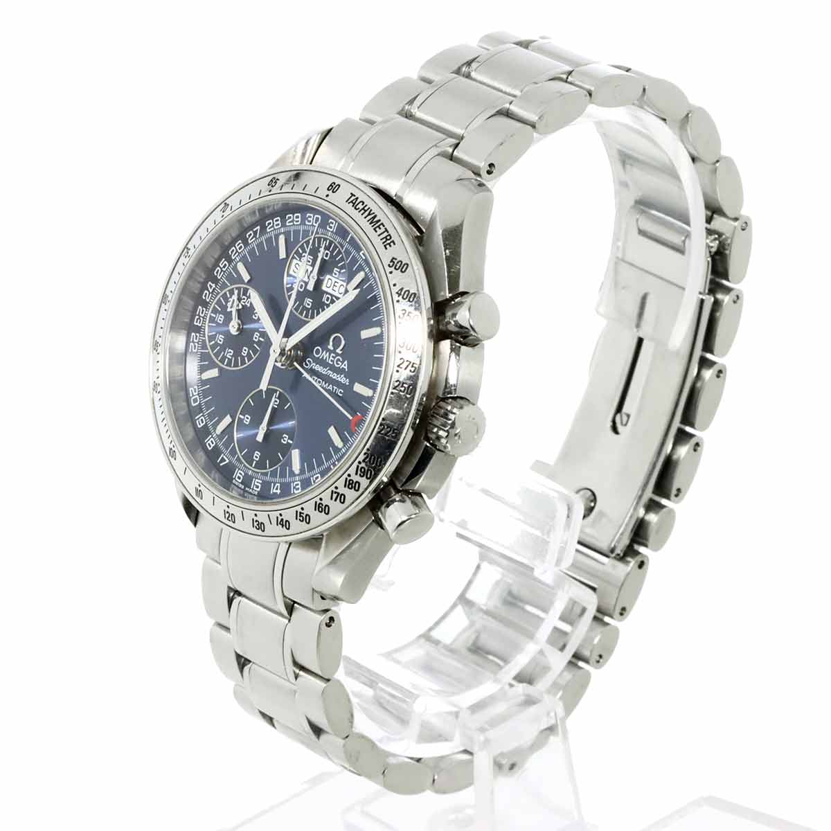 Speedmaster Triple Calendar 3523 80 Automatic Blue Dial Mens