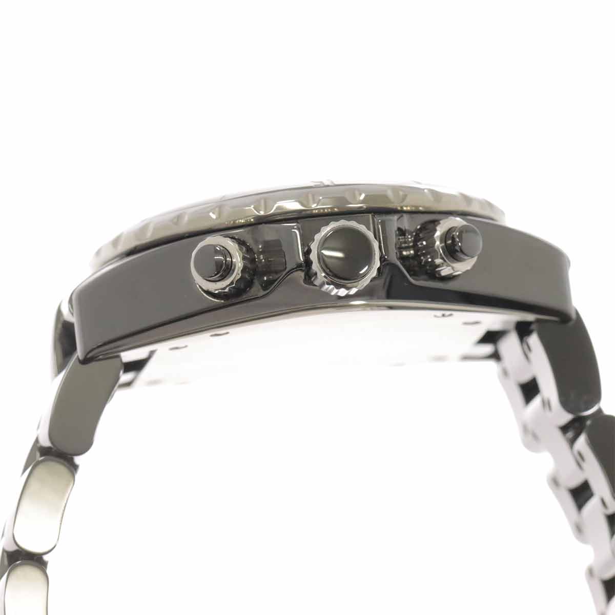 J12 41mm Chronograph H0940 Date Automatic Black Dial Mens