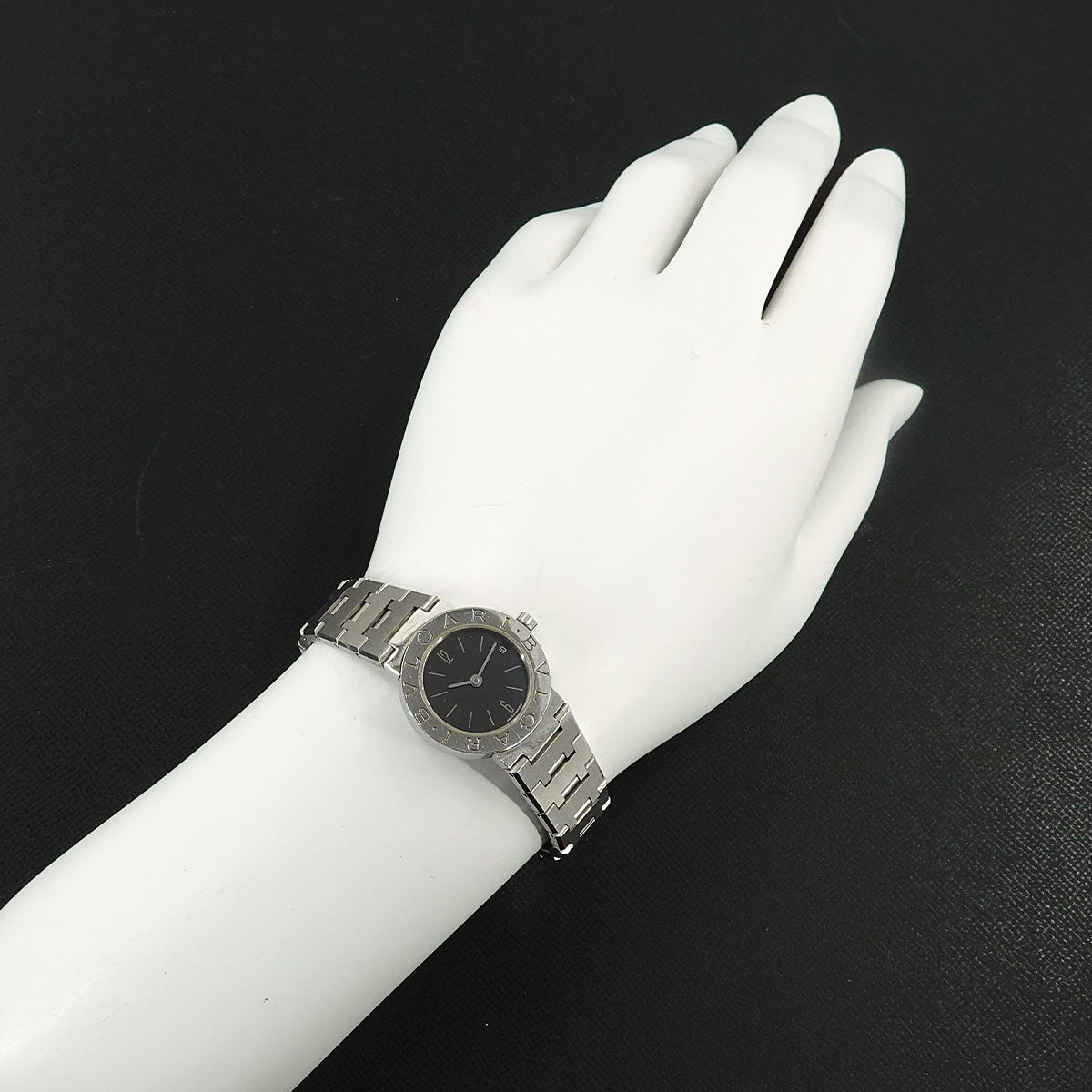 BVLGARIBVLGARI BB23SS Quartz Black Dial Ladies Watch