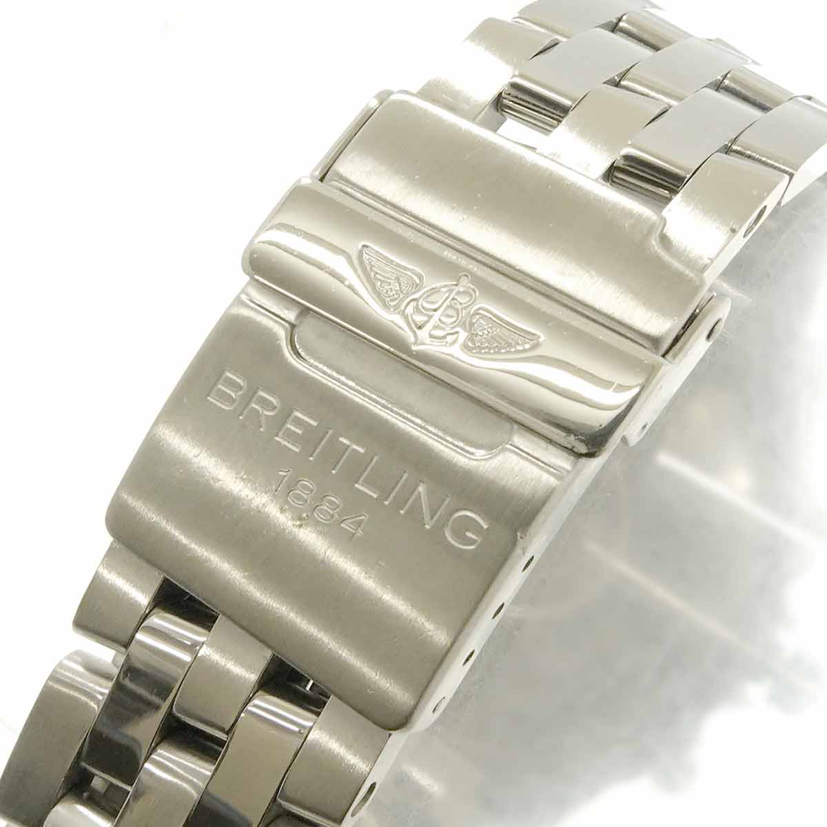 Chronomat A13350 Chronograph Date White Shell Dial Mens