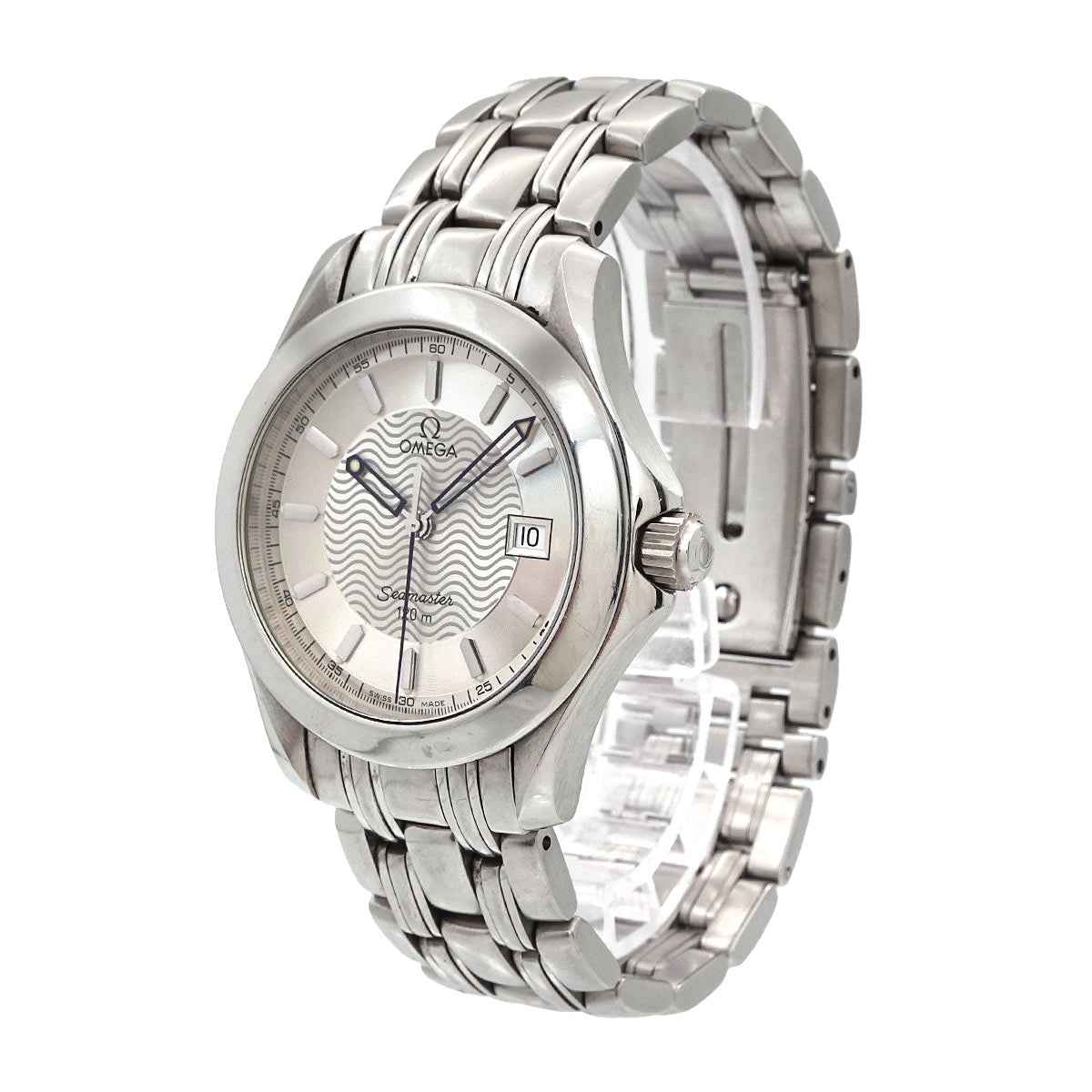 Seamaster 120 2511 31 Date Quartz Silver Dial Mens Watch